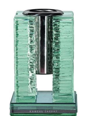 Компактная ваза из неосветленного стекла